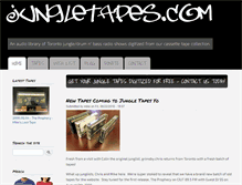 Tablet Screenshot of jungletapes.com